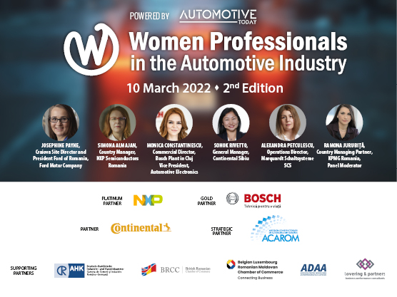 Participati la Conferinta WOMEN PROFESSIONALS IN THE AUTOMOTIVE INDUSTRY – 10 Martie 2022